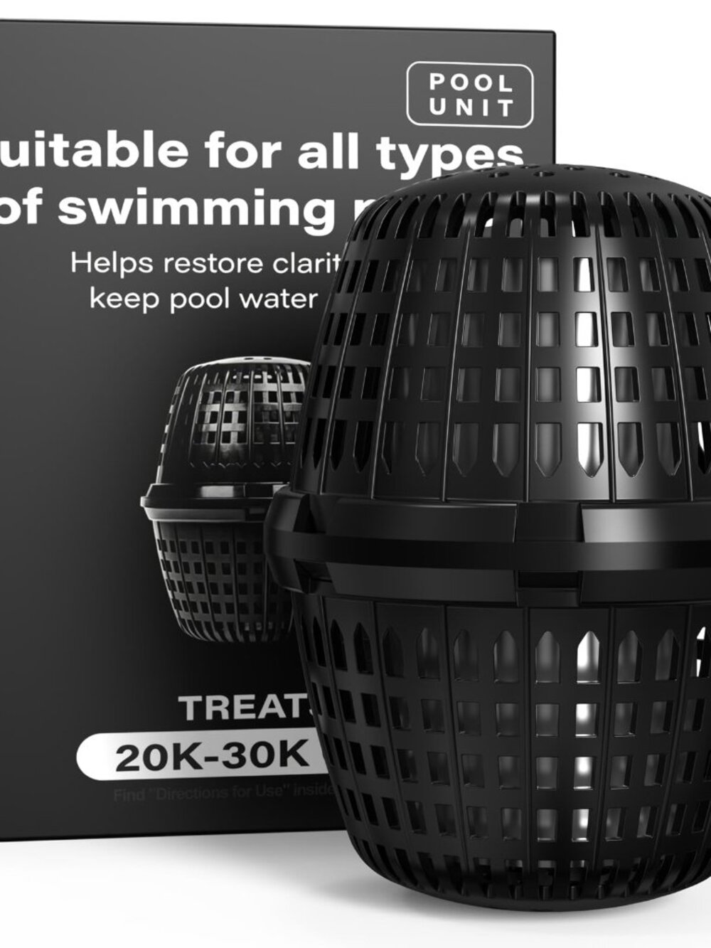 NEW Algaecide for Swimming Pool 20K-30K Gal Mineral Compatible with All Systems